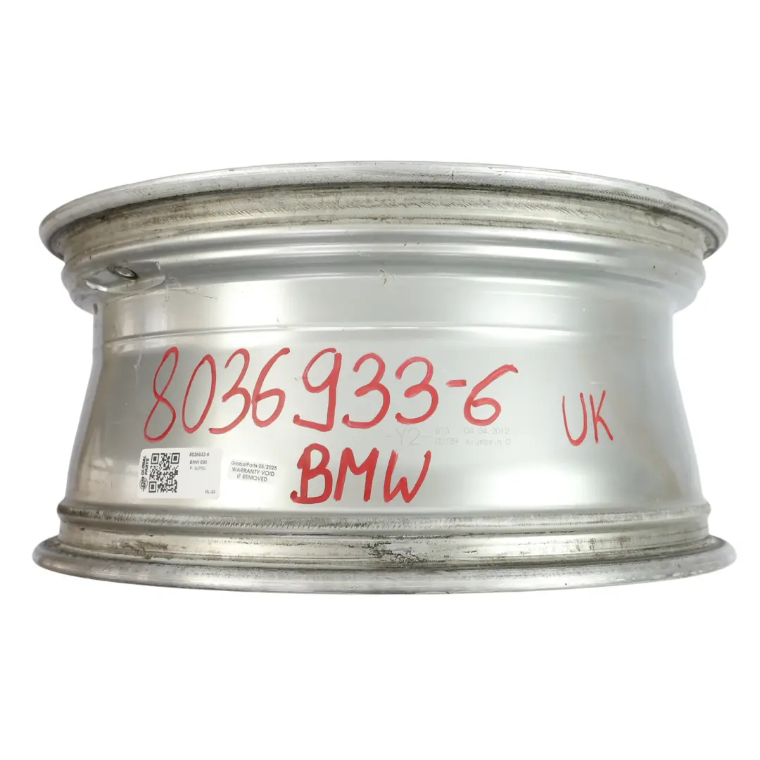 BMW E90 E91 E92 E93 Front Alloy Wheel Rim 18" ET:34 8J M Spider Spoke 193 - SKU 8036933-6 - Part number 8036933