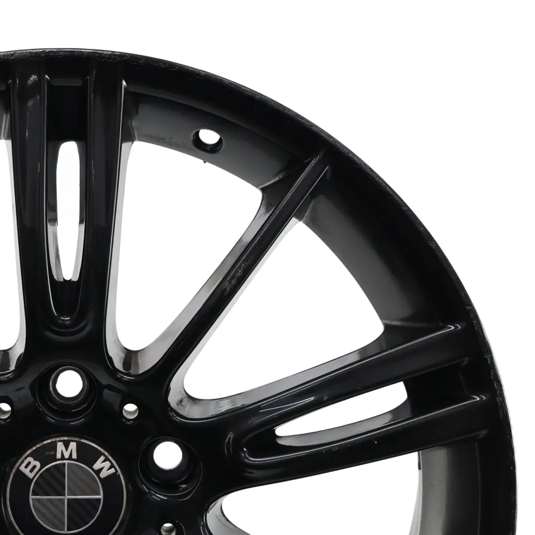 BMW E90 E91 E92 E93 Cerchio Anteriore Nero Lega 18" 8J ET:34 M Spider Spoke 193 - SKU 8036933-9 - Numero di parte 8036933