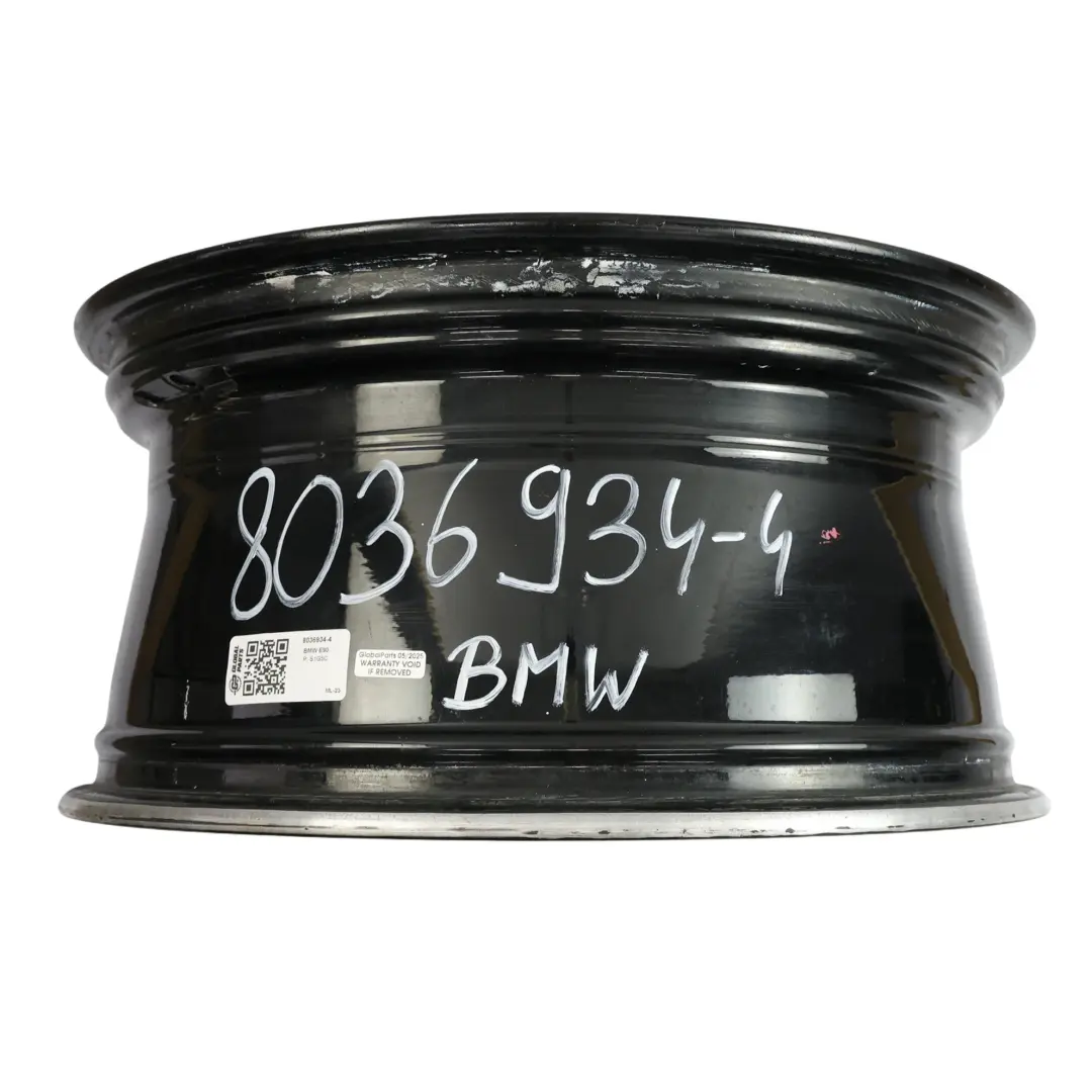 BMW E90 E91 E92 Rear Wheel Rim Alloy Black 18" 8,5J ET:37 M Spider Spoke 193 - SKU 8036934-4 - Part number 8036934