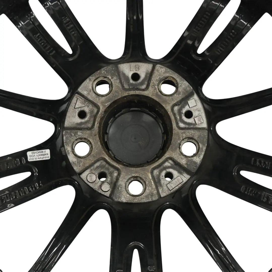 BMW E90 E91 E92 Rear Wheel Rim Alloy Black 18" 8,5J ET:37 M Spider Spoke 193 - SKU 8036934-4 - Part number 8036934
