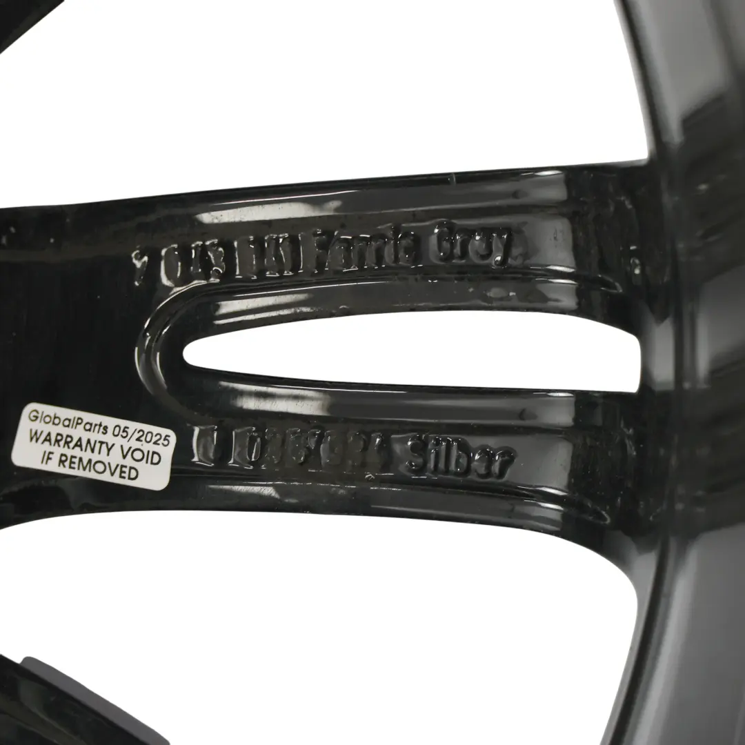 BMW E90 E91 E92 Rear Wheel Rim Alloy Black 18" 8,5J ET:37 M Spider Spoke 193 - SKU 8036934-4 - Part number 8036934