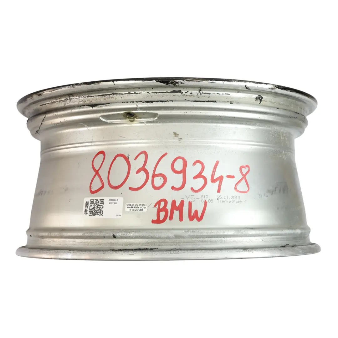 Alloy Wheel Rim 18" 8,5J ET:37 M Spider Spoke 193 to BMW E90 E91 E92 Black Rear with Part number 8036934 BMW E90 E91 E92 Black Rear Alloy Wheel Rim 18" 8,5J ET:37 M Spider Spoke 193 - SKU 8036934-8 - Part number 8036934