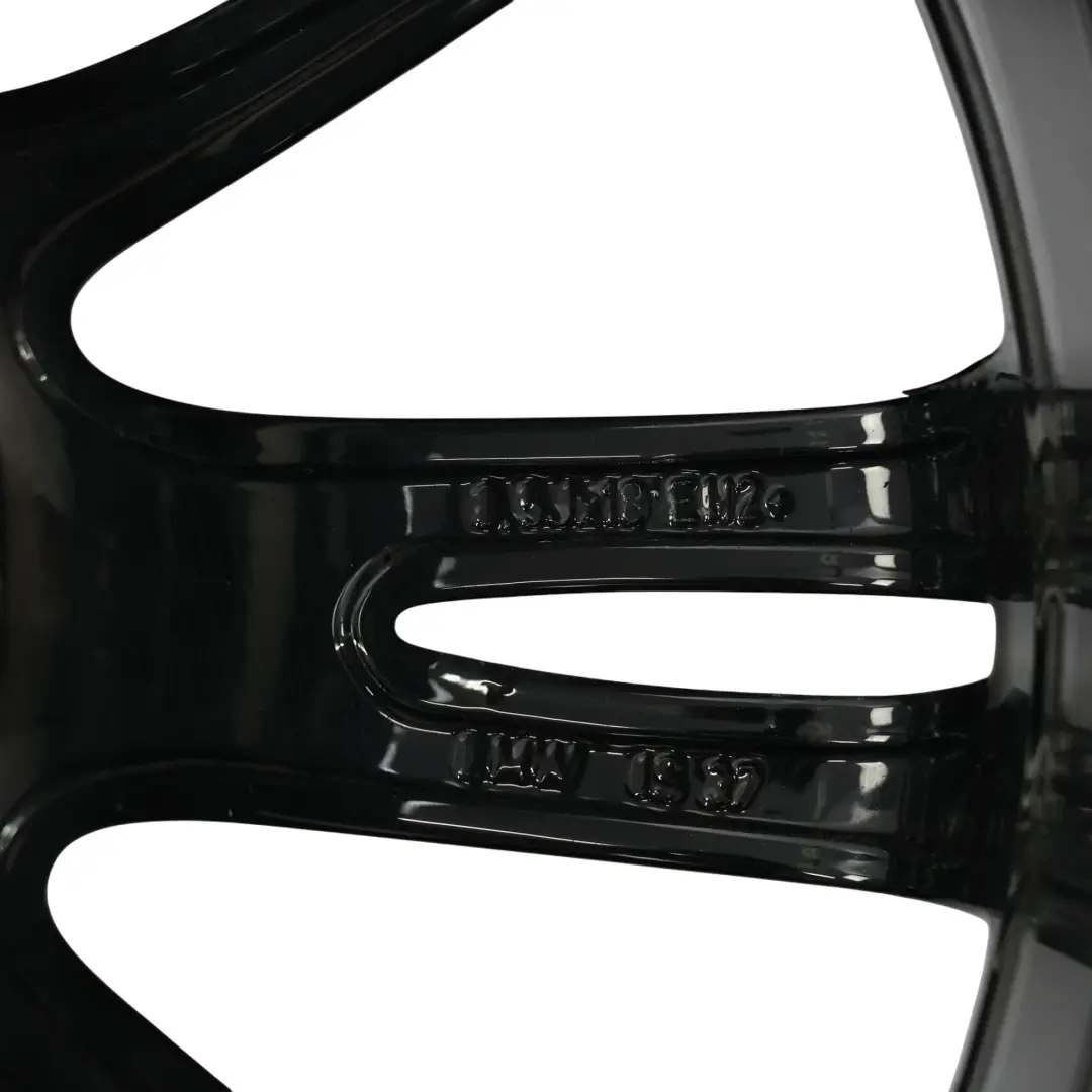 BMW E90 E91 E92 Black Rear Alloy Wheel Rim 18" 8,5J ET:37 M Spider Spoke 193 - SKU 8036934-9 - Part number 8036934