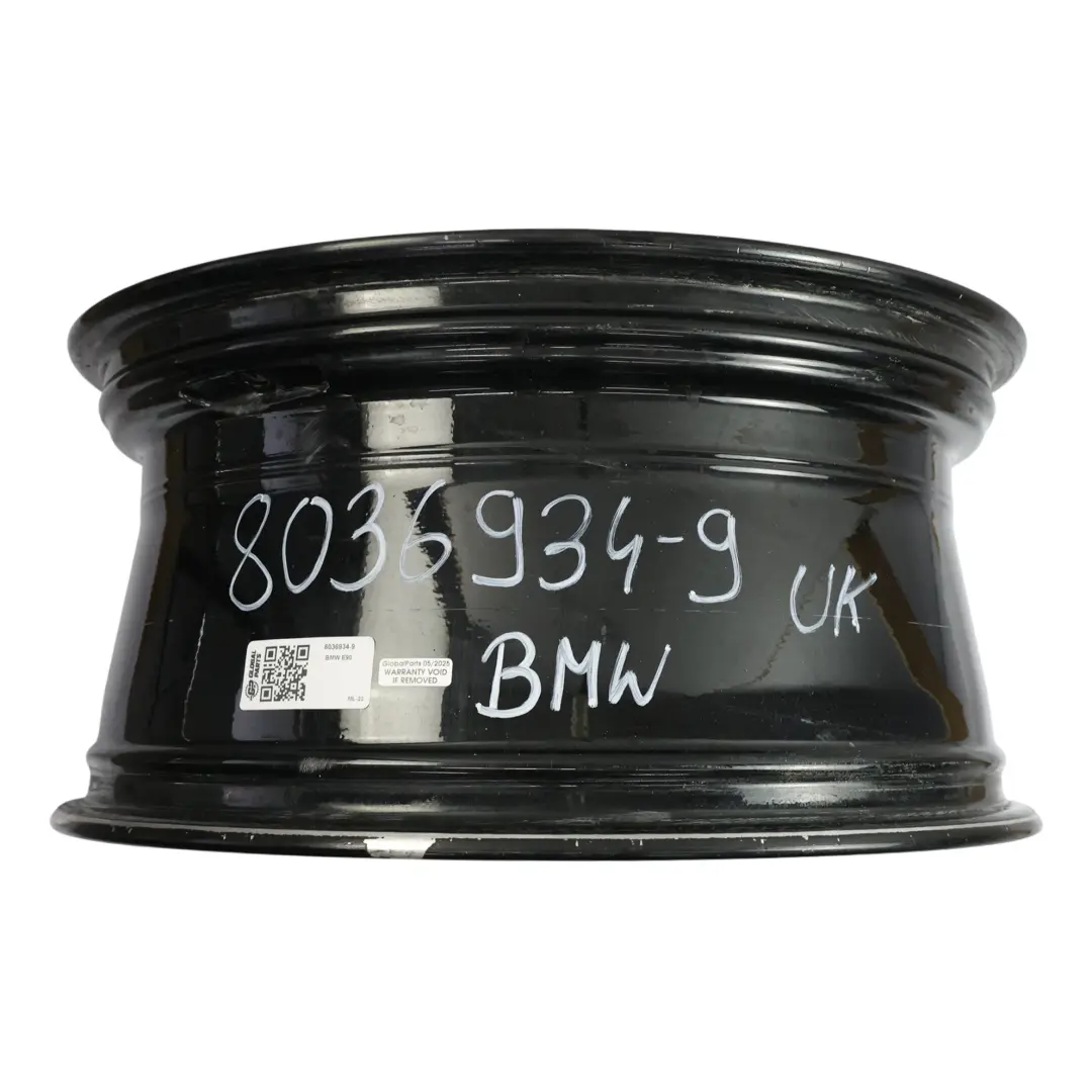 BMW E90 E91 E92 Black Rear Alloy Wheel Rim 18" 8,5J ET:37 M Spider Spoke 193 - SKU 8036934-9 - Part number 8036934