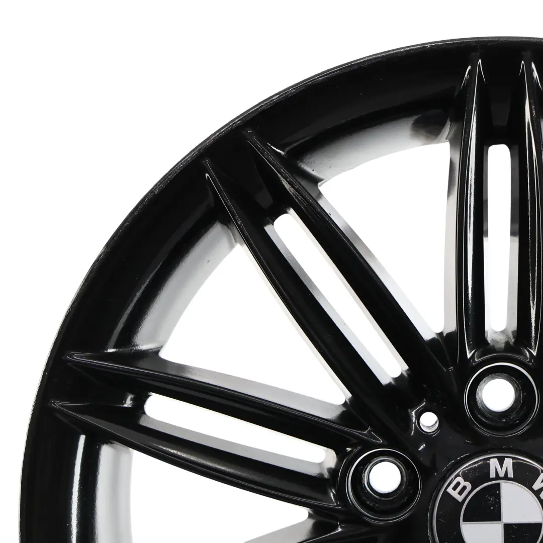 BMW E81 E82 E87 E88 Cerchio In Lega Nero 17" 7J ET:47 M A Doppio Raggio 207 - SKU 8036937-10 - Numero di parte 8036937