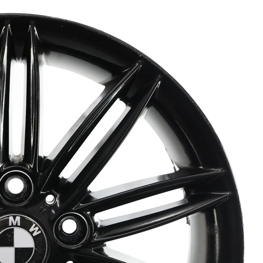 BMW E81 E82 E87 E88 Wheel Rim Alloy Black 17" 7J ET:47 M Double Spoke 207 - SKU 8036937-10 - Part number 8036937