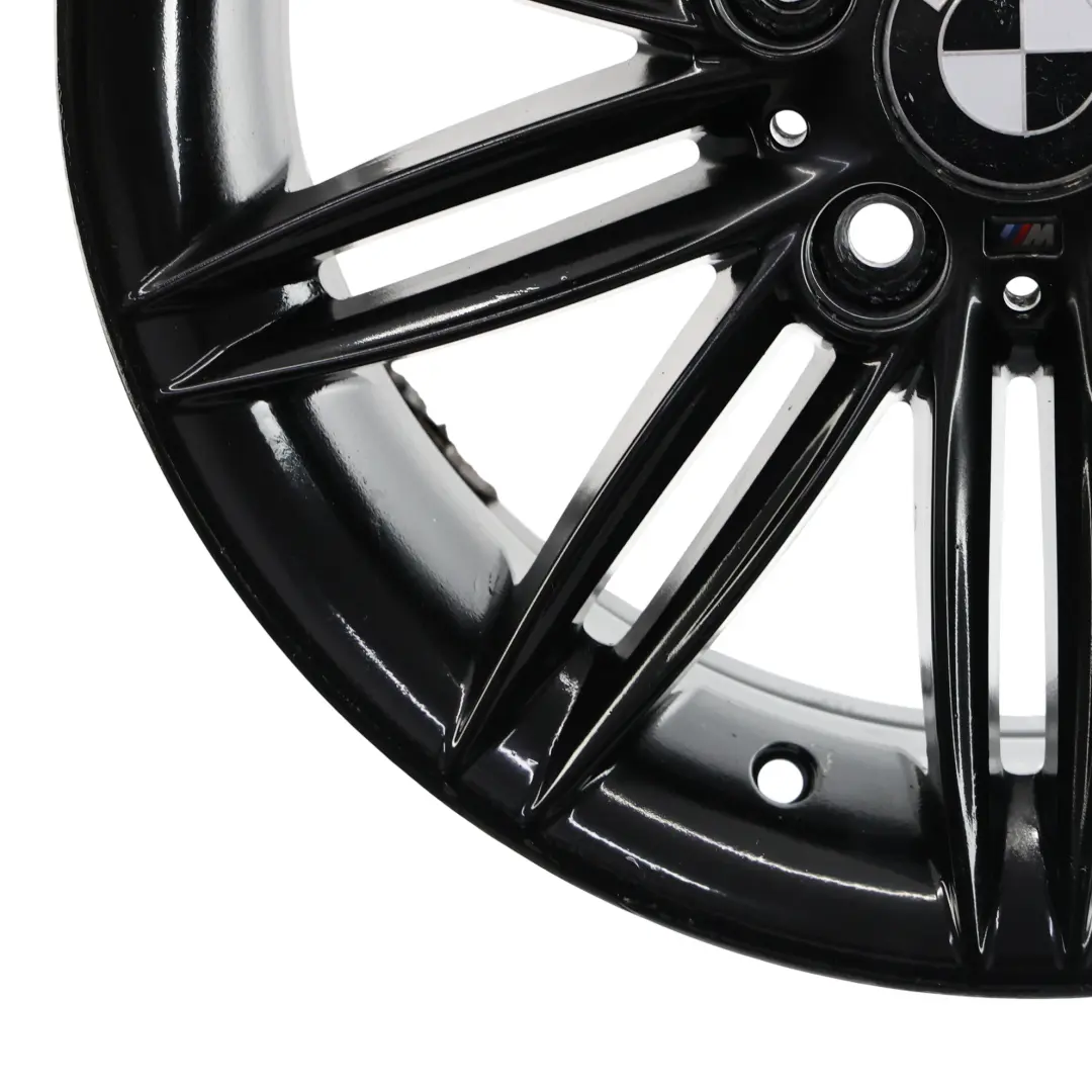 BMW E81 E82 E87 E88 Llanta De Aleación Negra 17" 7J ET:47 M De Doble Radio 207 - SKU 8036937-10 - Número de pieza 8036937