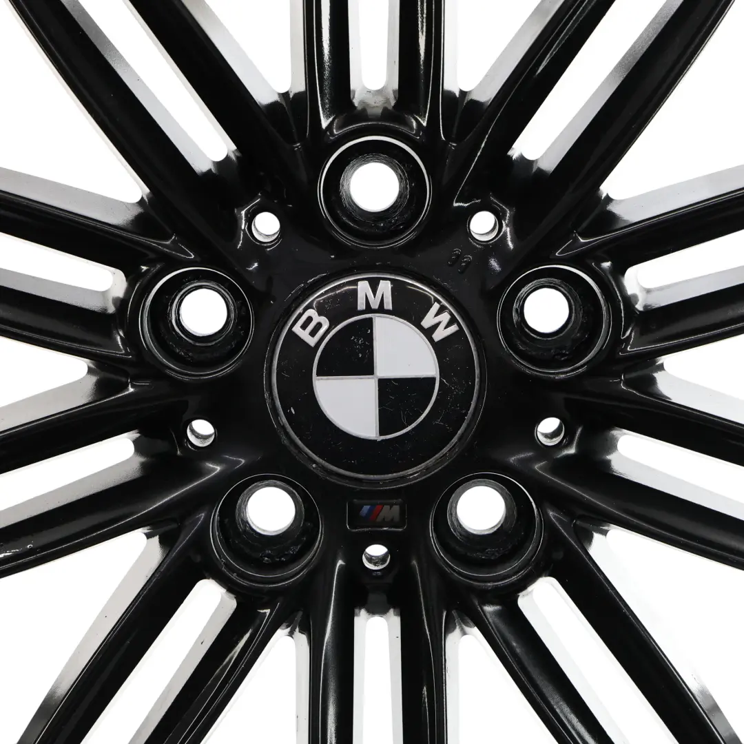 BMW E81 E82 E87 E88 Wheel Rim Alloy Black 17" 7J ET:47 M Double Spoke 207 - SKU 8036937-10 - Part number 8036937