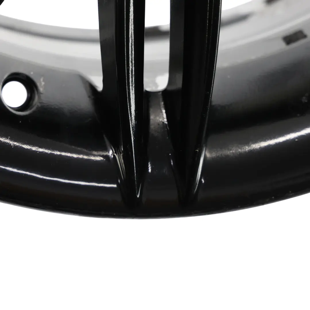 BMW E81 E82 E87 E88 Llanta De Aleación Negra 17" 7J ET:47 M De Doble Radio 207 - SKU 8036937-10 - Número de pieza 8036937