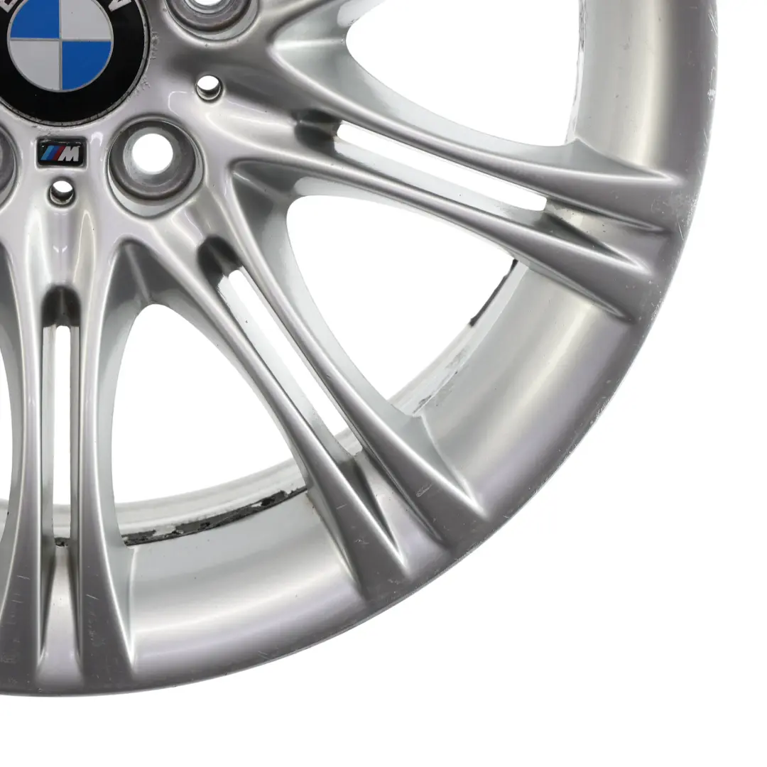 BMW E60 E61 Felga Aluminiowa Srebrna 18" ET:20 8J M Szprychy Podwójne 135 - SKU 8036947-6 - Numer Części 8036947