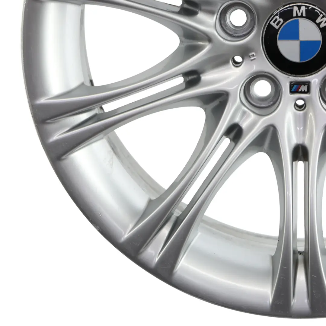 BMW E60 E61 Felga Aluminiowa Srebrna 18" ET:20 8J M Szprychy Podwójne 135 - SKU 8036947-6 - Numer Części 8036947
