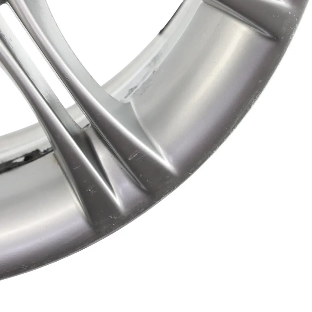 BMW E60 E61 Felga Aluminiowa Srebrna 18" ET:20 8J M Szprychy Podwójne 135 - SKU 8036947-6 - Numer Części 8036947