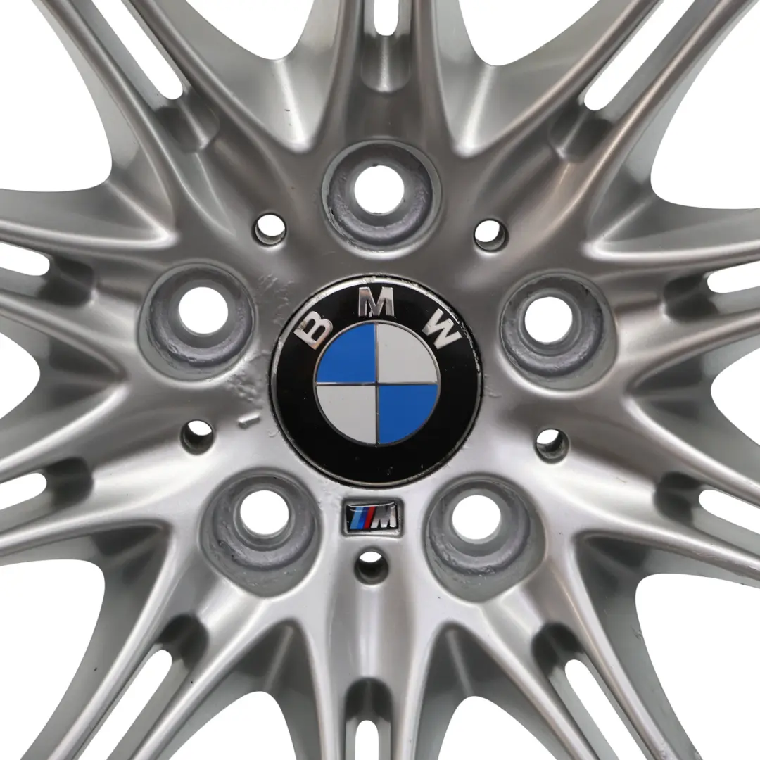 BMW E60 E61 Wheel Rim Alloy Silver 18" 8J ET:20 M Double Spoke 135 - SKU 8036947 - Part number 8036947