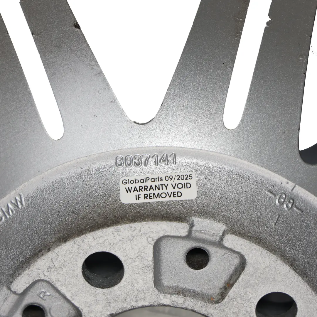 Reihe E90 E91 E92 Alufelge Vorne 19" M Doppelspeiche 225 8J ET:37 für BMW 3 mit Teilenummer 8037141 BMW 3 Reihe E90 E91 E92 Alufelge Vorne 19" M Doppelspeiche 225 8J ET:37 - SKU 8037141-5 - Teilenummer 8037141