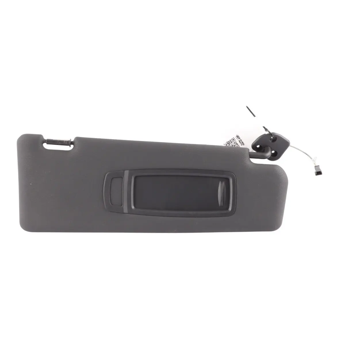 BMW X5 E70 Sun Visor Mirror Make-Up Right O/S Black Schwarz 8037380