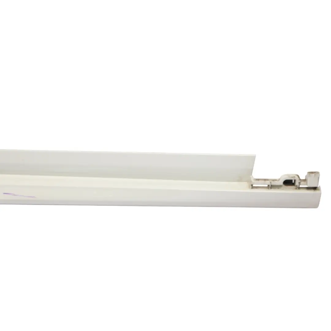 Side Skirt Right O/S M Sport Sill Strip Trim Alpinweiss White - 300 to BMW X3 F25 with Part number 8052076 BMW X3 F25 Side Skirt Right O/S M Sport Sill Strip Trim Alpinweiss White - 300 - SKU 8052076-AW - Part number 8052076