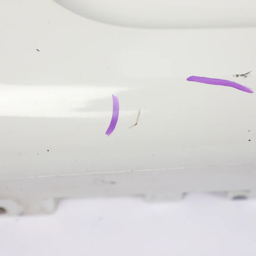 Side Skirt Right O/S M Sport Sill Strip Trim Alpinweiss White - 300 to BMW X3 F25 with Part number 8052076 BMW X3 F25 Side Skirt Right O/S M Sport Sill Strip Trim Alpinweiss White - 300 - SKU 8052076-AW - Part number 8052076