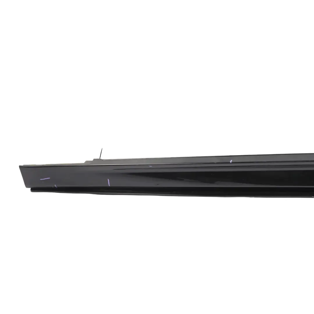 BMW F30 F31 Side Skirt M Sport Sill Strip Left N/S Black Sapphire Metallic 475 - SKU 8056579-BS2 - Part number 8056579