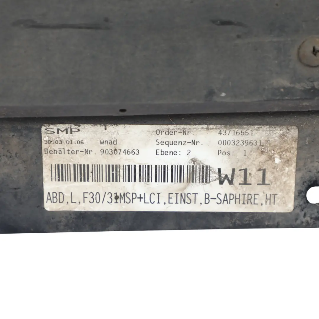 Side Skirt M Sport Sill Strip Left N/S Black Sapphire Metallic 475 to BMW F30 F31 with Part number 8056579 BMW F30 F31 Side Skirt M Sport Sill Strip Left N/S Black Sapphire Metallic 475 - SKU 8056579-BS2 - Part number 8056579