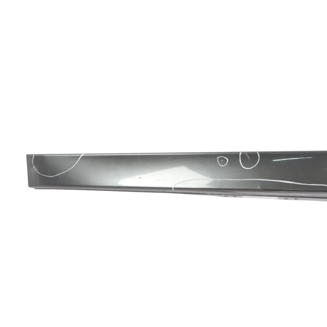 BMW F30 F31 Side Skirt M Sport Sill Strip Left N/S Mineral Grey Metallic - B39 - SKU 8056579-MG1 - Part number 8056579