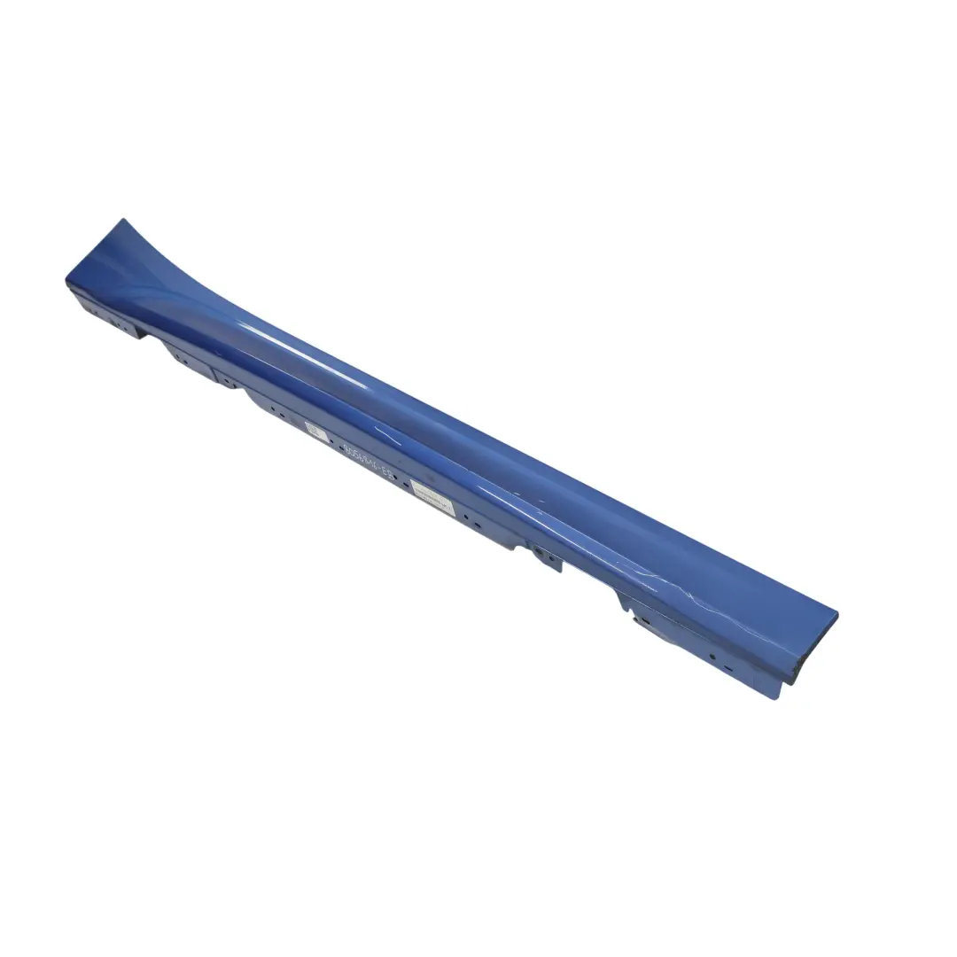 Striscia Davanzale M Sport Gonna Laterale Destra Estorilblau - B45 per BMW F20 con numero di parte 8056816 BMW F20 Striscia Davanzale M Sport Gonna Laterale Destra Estorilblau - B45 - SKU 8056816-EB - Numero di parte 8056816