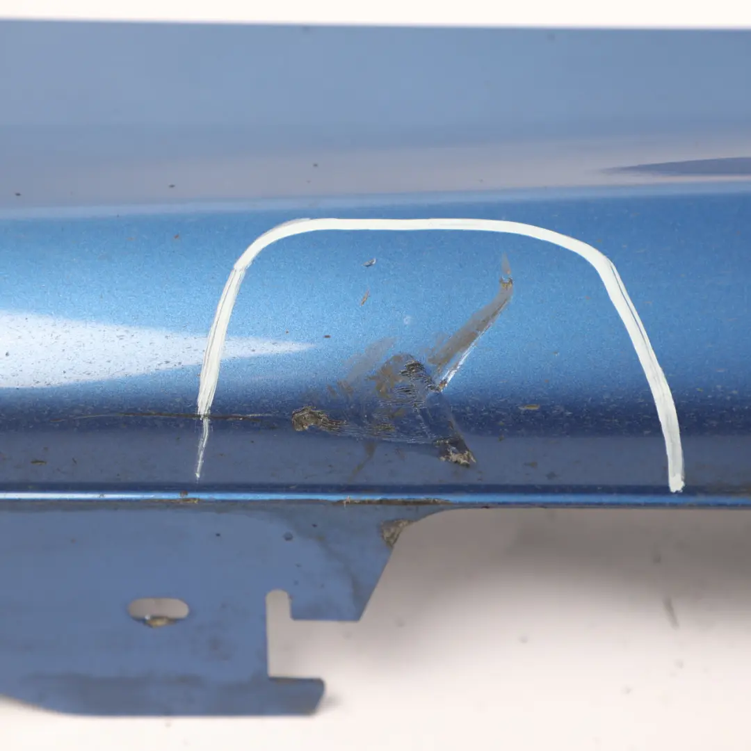 BMW F21 F22 Side Skirt M Sport Sill Strip Left N/S Estorilblau Estoril Blue B45 - SKU 8056817-EB - Part number 8056817