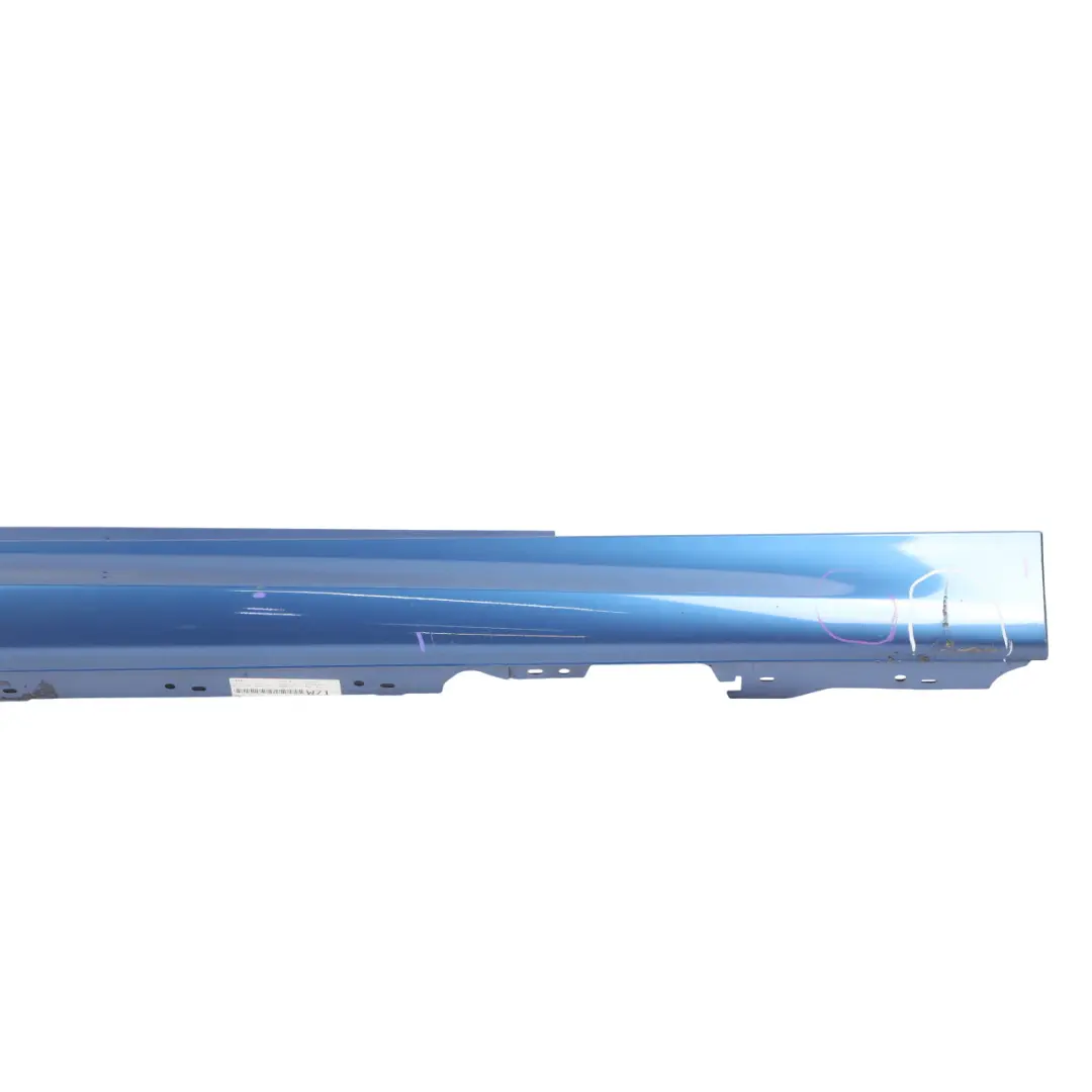 Sill Strip Side Skirt Right O/S Estoril Blue Metallic - B45 to BMW F21 F22 M Sport with Part number 8056818 BMW F21 F22 M Sport Sill Strip Side Skirt Right O/S Estoril Blue Metallic - B45 - SKU 8056818-EB - Part number 8056818