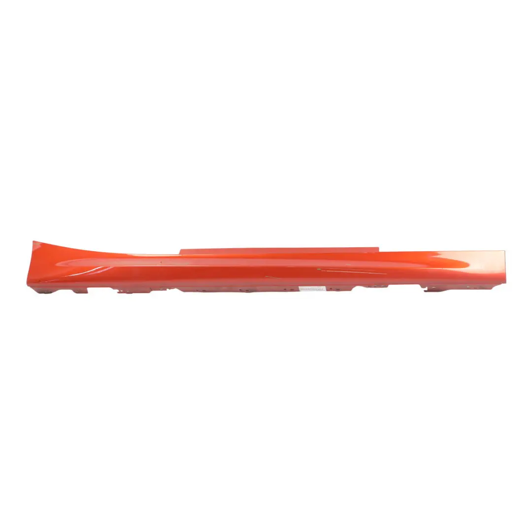 Side Skirt M Sport Sill Strip Right O/S Valencia Orange Metallic B44 to BMW F21 F22 with Part number 8056818 BMW F21 F22 Side Skirt M Sport Sill Strip Right O/S Valencia Orange Metallic B44 - SKU 8056818-ORG1 - Part number 8056818