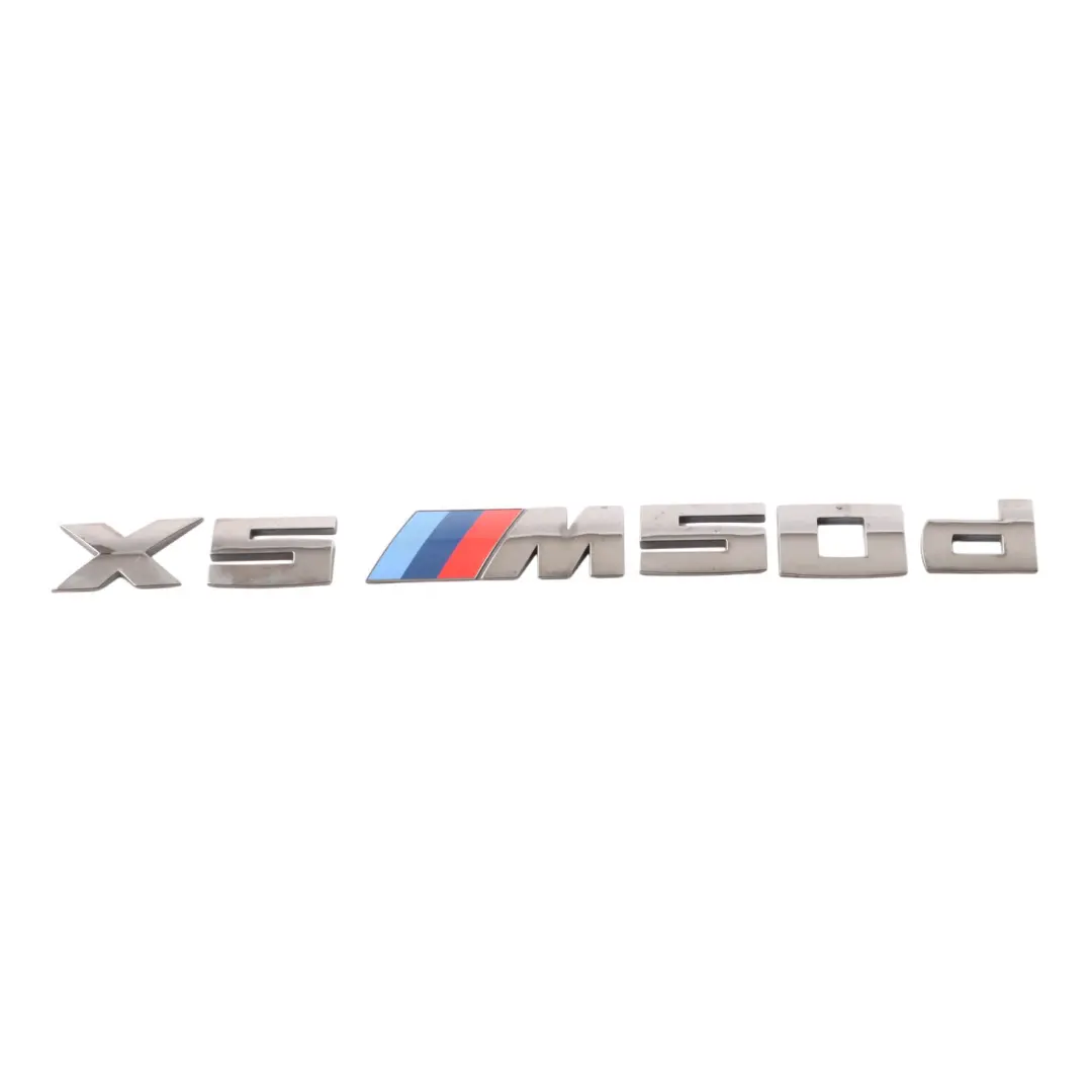 BMW X5 F15 Label Logo Sticker Badge Emblem Chrome M50dX SAV ECE - SKU 8059011 - Part number 8059011