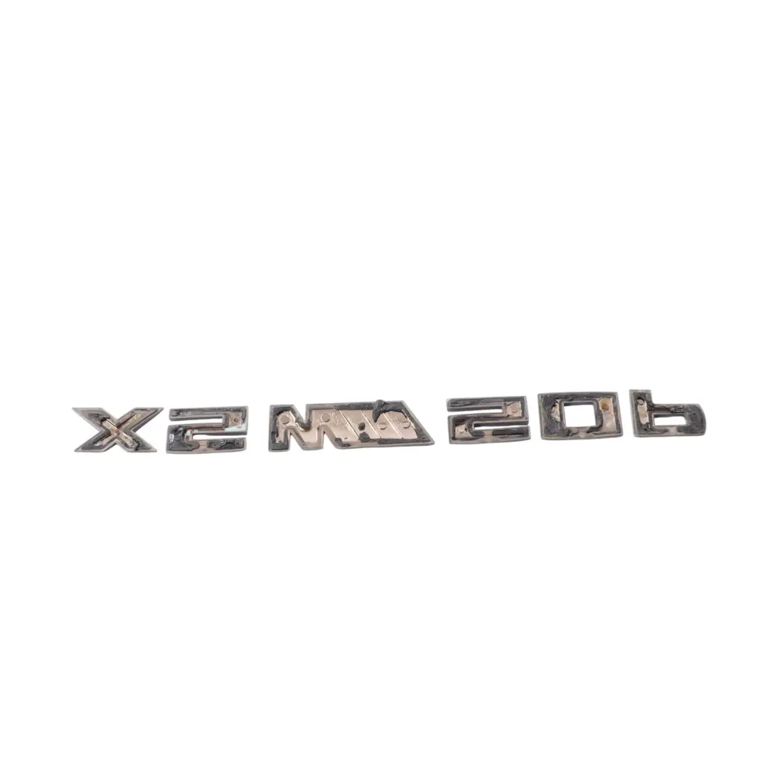 BMW X5 F15 Label Logo Sticker Badge Emblem Chrome M50dX SAV ECE - SKU 8059011 - Part number 8059011