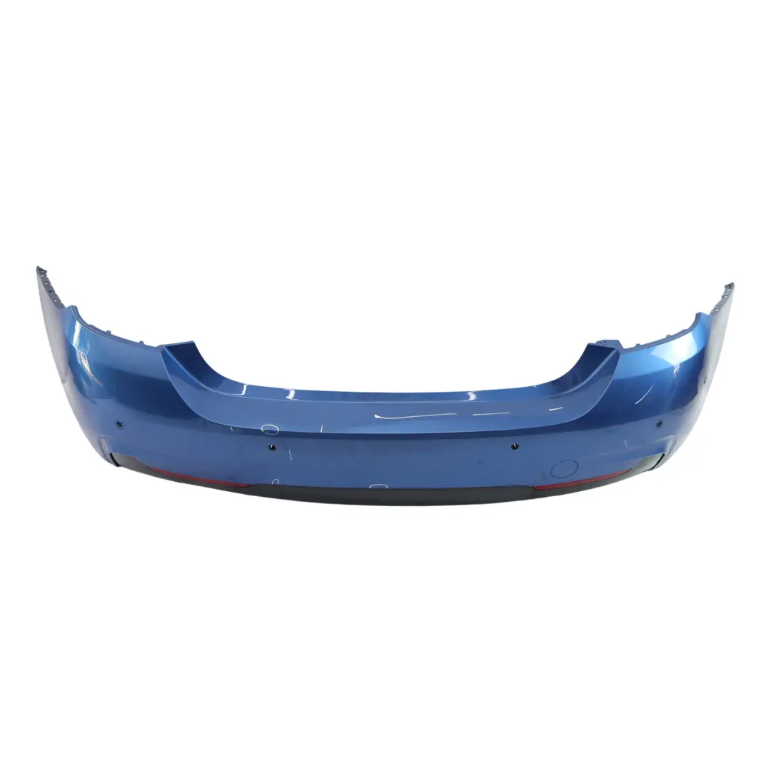 Bumper Trim Panel PDC Estorilblau Blue Metallic - B45 to BMW F32 F33 M Sport Rear with Part number 8060889 BMW F32 F33 M Sport Rear Bumper Trim Panel PDC Estorilblau Blue Metallic - B45 - SKU 8060889-EB3 - Part number 8060889