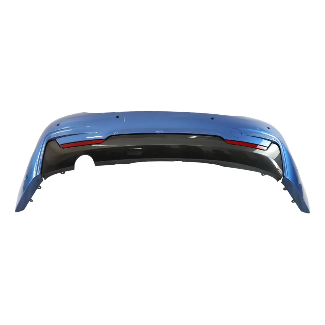 BMW F32 F33 Zderzak Tylny M-Pakiet PDC Estorilblau Niebieski Metalik - B45 - SKU 8060889-EB3 - Numer Części 8060889