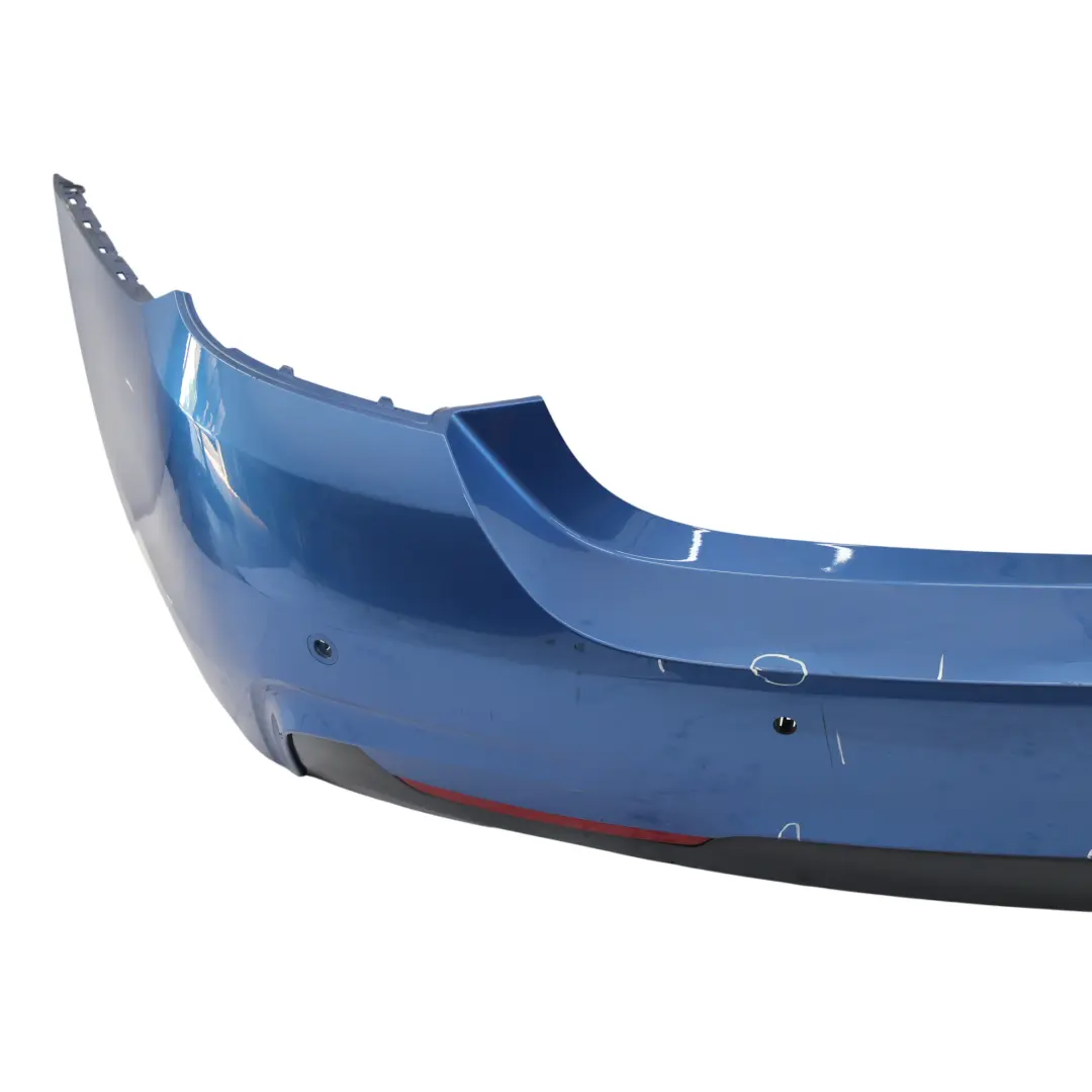 Bumper Trim Panel PDC Estorilblau Blue Metallic - B45 to BMW F32 F33 M Sport Rear with Part number 8060889 BMW F32 F33 M Sport Rear Bumper Trim Panel PDC Estorilblau Blue Metallic - B45 - SKU 8060889-EB3 - Part number 8060889