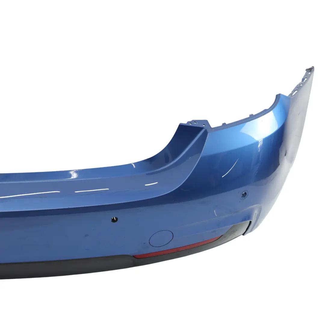 Bumper Trim Panel PDC Estorilblau Blue Metallic - B45 to BMW F32 F33 M Sport Rear with Part number 8060889 BMW F32 F33 M Sport Rear Bumper Trim Panel PDC Estorilblau Blue Metallic - B45 - SKU 8060889-EB3 - Part number 8060889