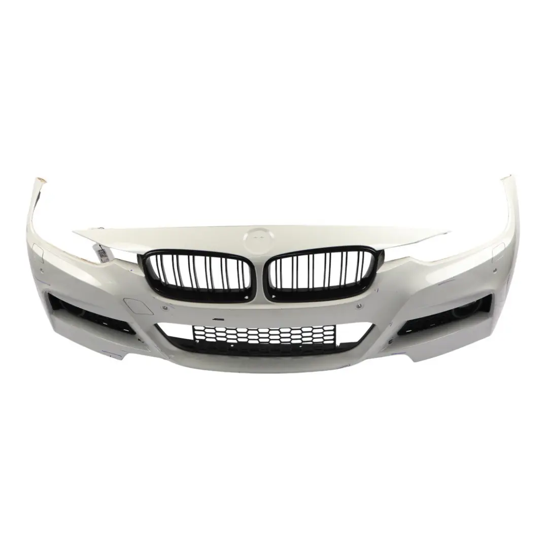BMW F30 F31 Front Bumper M Sport Trim Panel Alpinweiss Alpine White 300 - SKU 8067941-AW - Part number 8067941