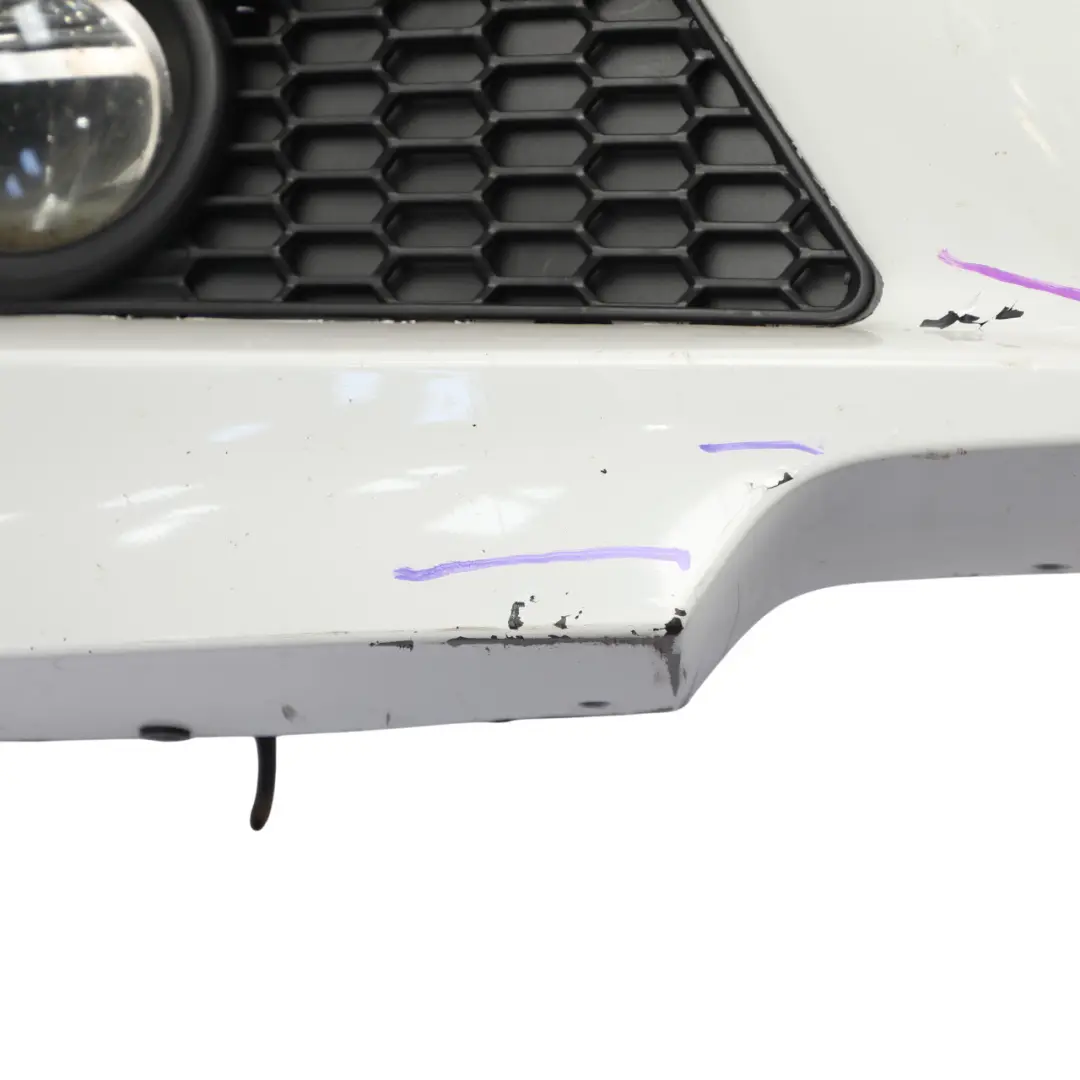 Front Bumper M Sport Trim Panel Alpinweiss Alpine White 300 to BMW F30 F31 with Part number 8067941 BMW F30 F31 Front Bumper M Sport Trim Panel Alpinweiss Alpine White 300 - SKU 8067941-AW - Part number 8067941