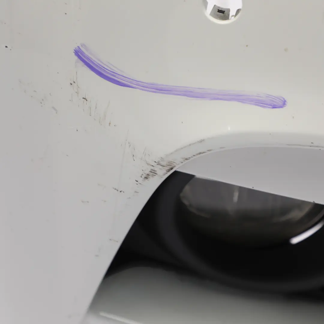 Front Bumper M Sport Trim Panel Alpinweiss Alpine White 300 to BMW F30 F31 with Part number 8067941 BMW F30 F31 Front Bumper M Sport Trim Panel Alpinweiss Alpine White 300 - SKU 8067941-AW - Part number 8067941