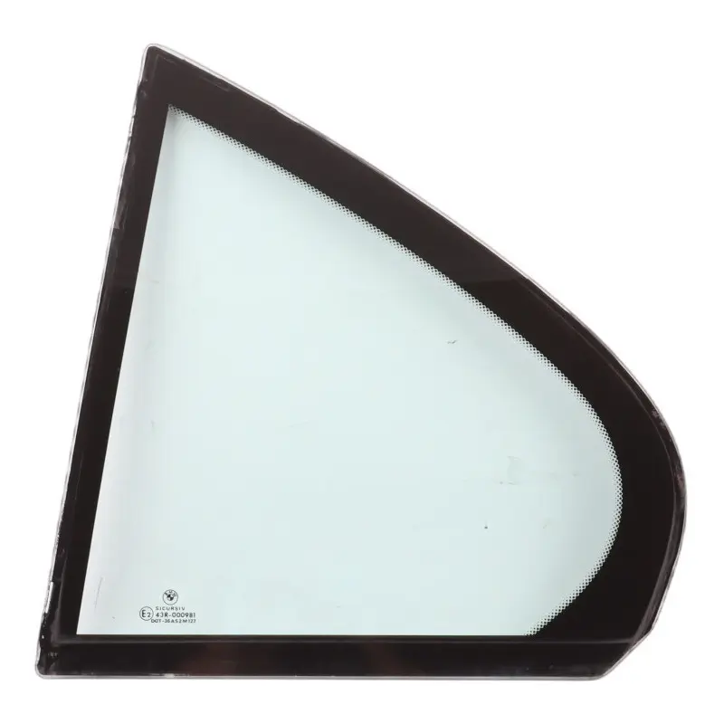 BMW E39 Saloon Side Fixed Window Glass Green Door Rear Left N/S