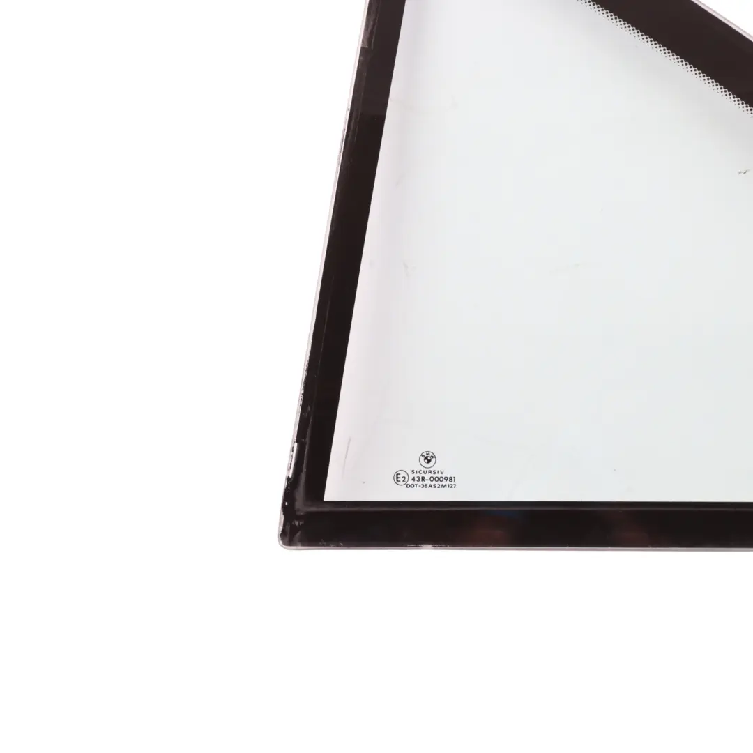 BMW E39 Saloon Side Fixed Window Glass Green Door Rear Left N/S - SKU 8159173 - Part number 8159173