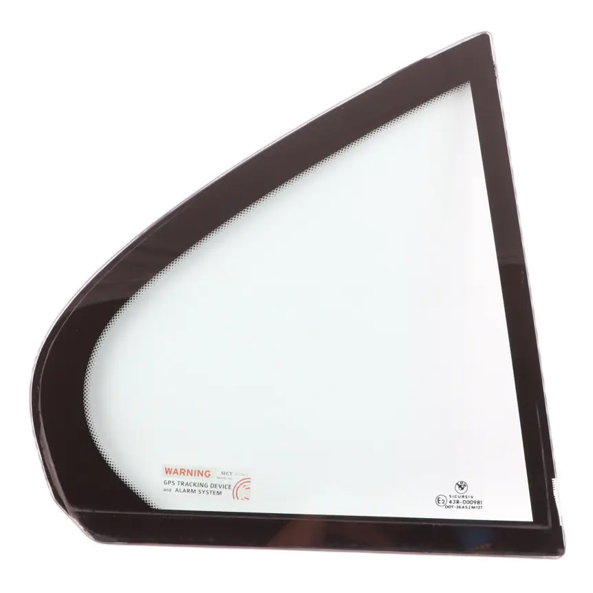 BMW E39 Berlina Ventana Lateral Fija Vidrio Verde Puerta Trasera Derecha 8159174
