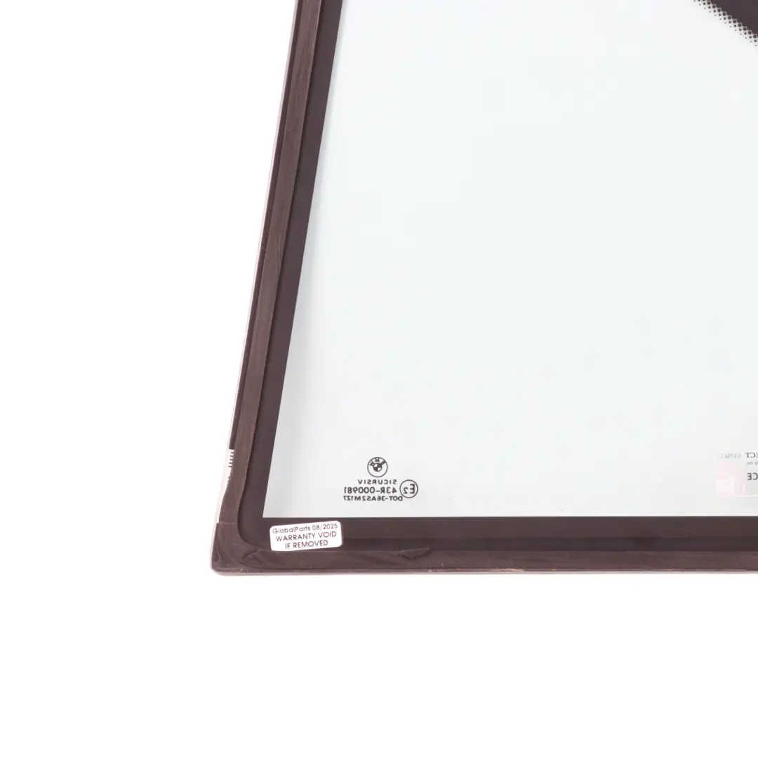 Seite feste Fenster Glas grün Tür hinten rechts für BMW E39 Limousine mit Teilenummer 8159174 BMW E39 Limousine Seite feste Fenster Glas grün Tür hinten rechts - SKU 8159174 - Teilenummer 8159174