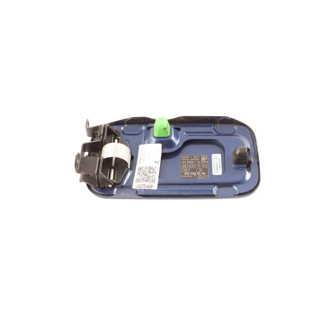 BMW E39 Fill In Flap Fuel Filler Cover Cap Le Mans Blau Metallic 381 - SKU 8204412-LMB - Part number 8204412