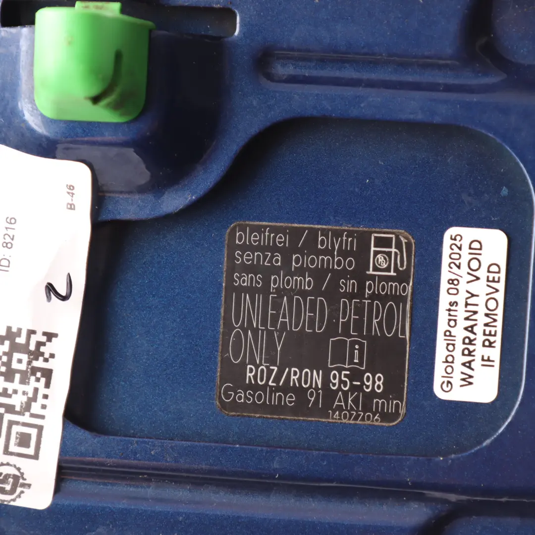 Fill In Flap Fuel Filler Cover Cap Le Mans Blau Metallic 381 to BMW E39 with Part number 8204412 BMW E39 Fill In Flap Fuel Filler Cover Cap Le Mans Blau Metallic 381 - SKU 8204412-LMB - Part number 8204412