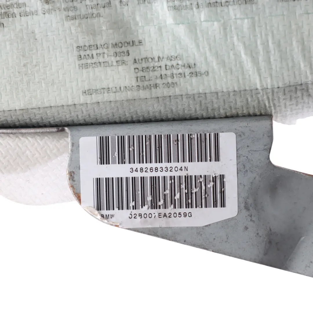 BMW E38 E39 Door Side Air Module Front Right O/S - SKU 8268332 - Part number 8268332