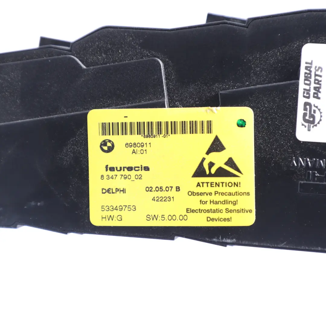 BMW E60 E61 X5 E70 X6 E71 Sitzs chalter Verstellspeicher Vorne Links - SKU 6980911 - Teilenummer 6980911
