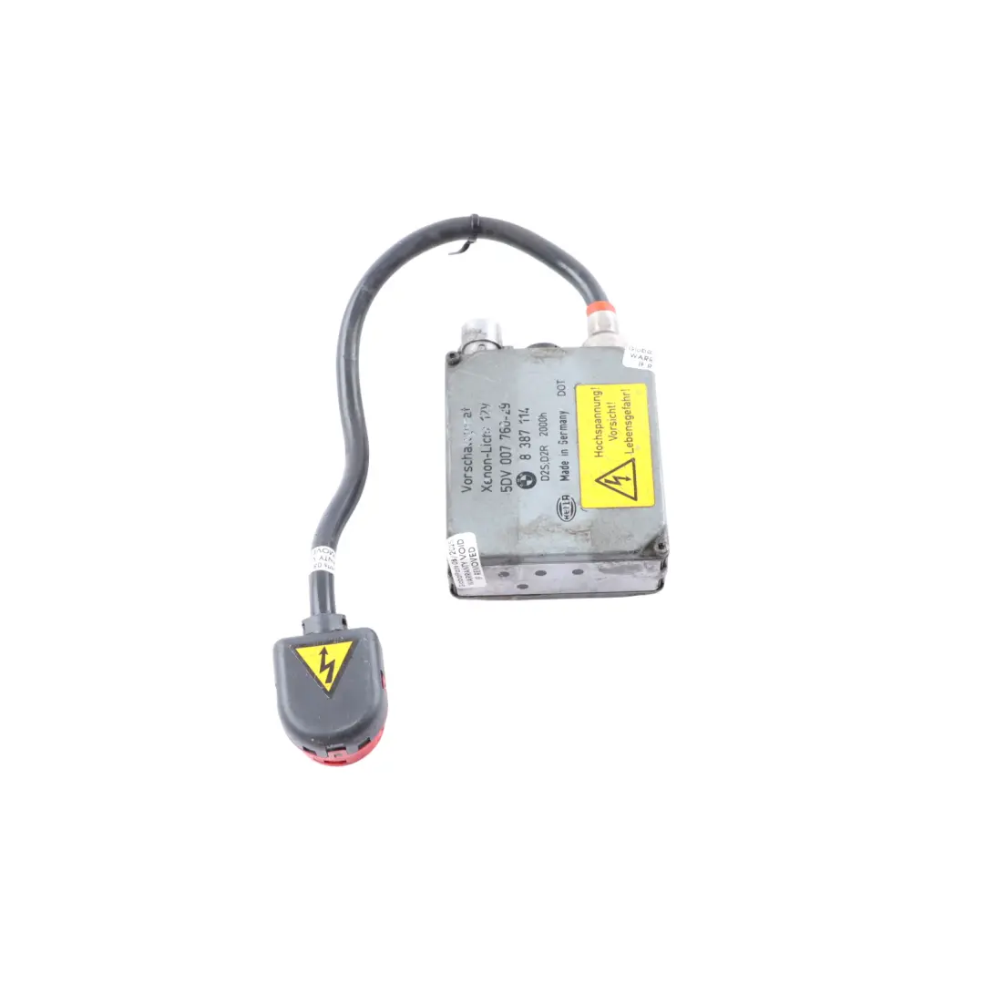 Headlight Control Module Unit ECU to BMW E39 M5 Xenon with Part number 8387114 BMW E39 M5 Xenon Headlight Control Module Unit ECU - SKU 8387114 - Part number 8387114