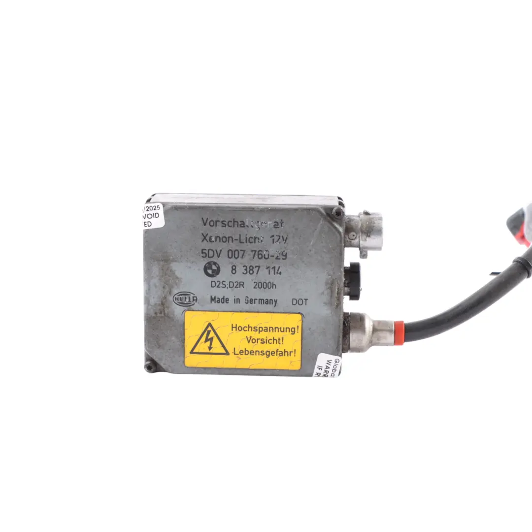 Headlight Control Module Unit ECU to BMW E39 M5 Xenon with Part number 8387114 BMW E39 M5 Xenon Headlight Control Module Unit ECU - SKU 8387114 - Part number 8387114