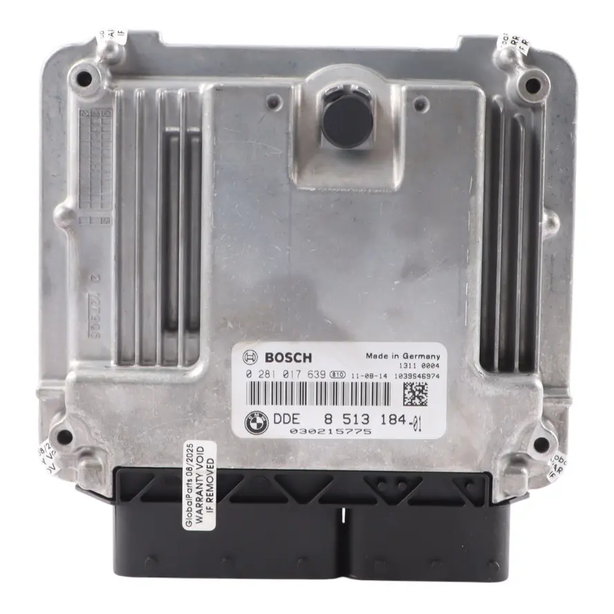 BMW X3 F25 20dX Diesel N47N 184HP Engine Control Unit ECU DDE 8513184 Automatic
