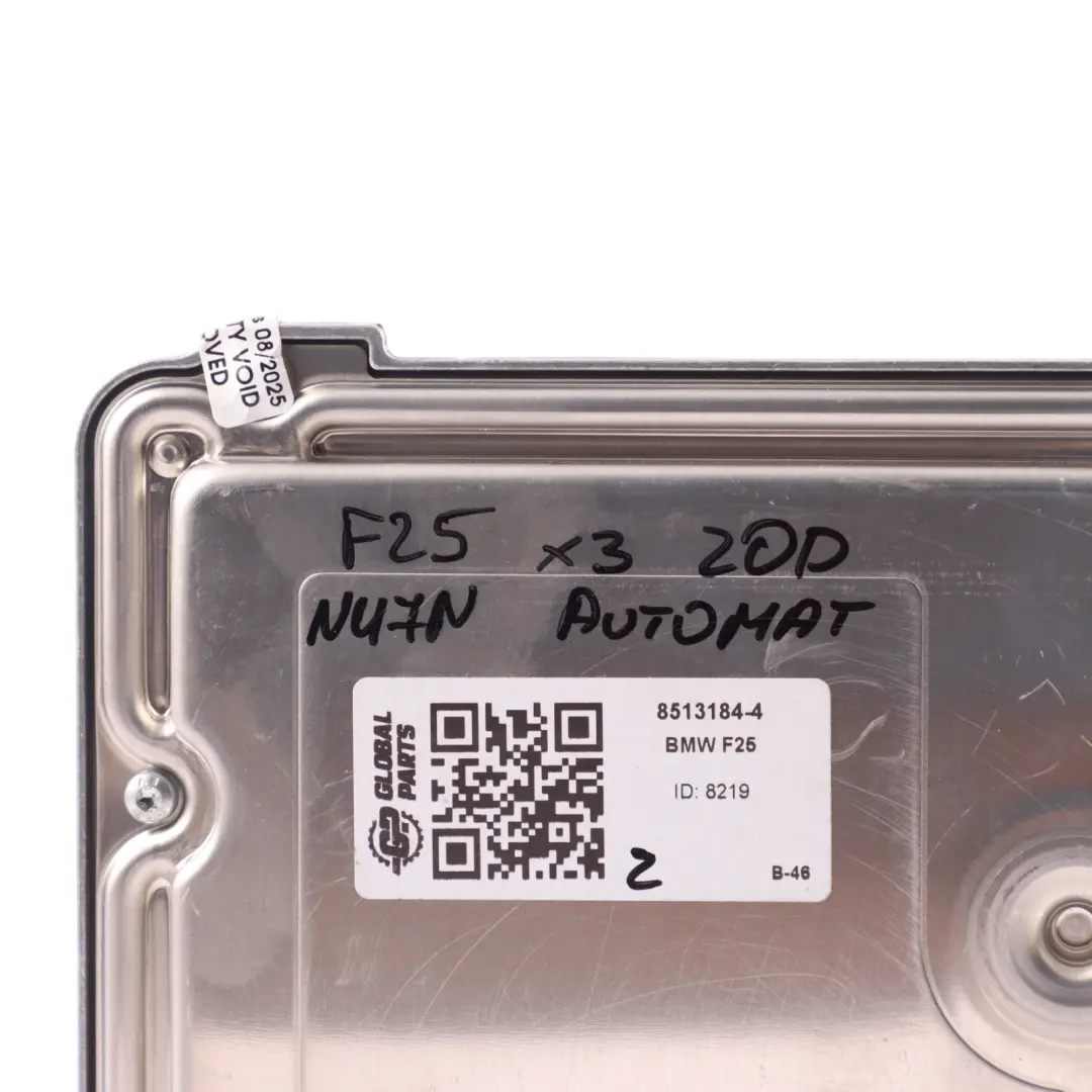 BMW X3 F25 20dX Diesel N47N 184HP Engine Control Unit ECU DDE Automatic - SKU 8513184-4 - Part number 8513184