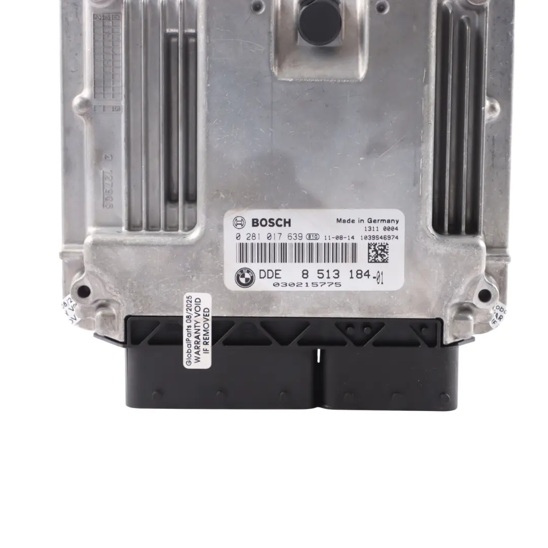 20dX Diesel N47N 184HP Engine Control Unit ECU DDE Automatic to BMW X3 F25 with Part number 8513184 BMW X3 F25 20dX Diesel N47N 184HP Engine Control Unit ECU DDE Automatic - SKU 8513184-4 - Part number 8513184